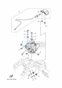 MT-07 MTN690 (BATD) drawing TAILLIGHT