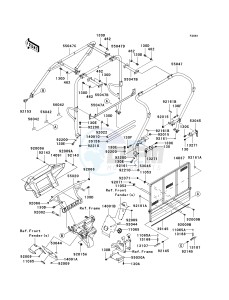 KAF 620 R [MULE 4010 TRANS4X4] (R9F-RAFA) R9F drawing GUARDS_CAB FRAME