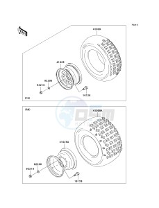 KSV 700 B [KFX 700] (B6F-B9F) B7F drawing WHEELS_TIRES