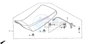 TRX350FM RANCHER 4X4S drawing SEAT