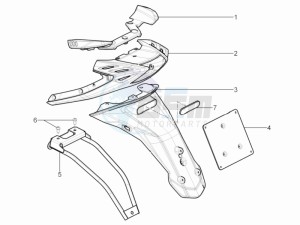 Typhoon 50 2t e3 (CH) Switserland drawing Rear cover - Splash guard