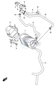 GSX-S1000F drawing EVAP SYSTEM