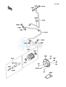 KLF 220 A [BAYOU 220] (A1-A4) [BAYOU 220] drawing OIL PUMP