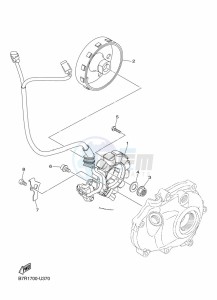 WR450F (B7R9) drawing GENERATOR