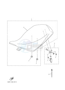 YFM90R (43DD 43DE 43DF 43DD) drawing SEAT