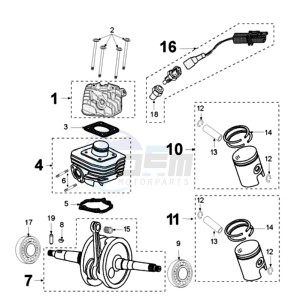 ELYSTAR IF2 EU drawing CRANKSHAFT ASSO