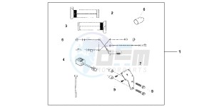 FJS600AB SilverWing ED drawing GRIP HEATER