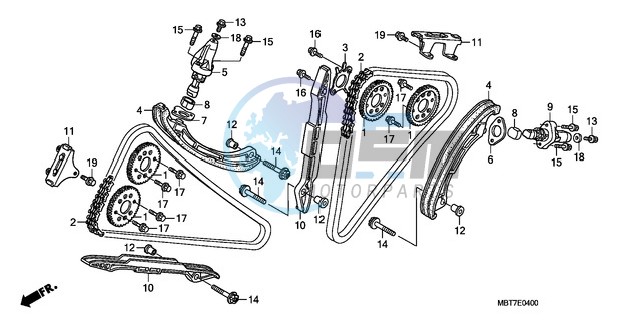 CAM CHAIN/TENSIONER