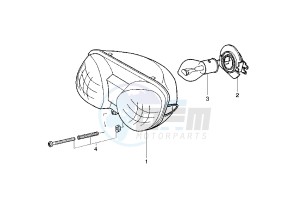 BW'S NEXT GENERATION 50 drawing HEADLIGHT