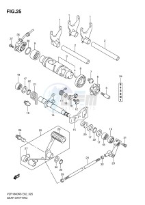 VZR1800 (E2) INTRUDER drawing GEAR SHIFTING