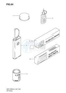 GSF-1250S ABS BANDIT EU drawing OPTIONAL