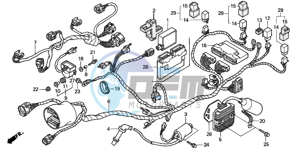 WIRE HARNESS (REAR)