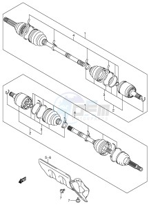 LT-A700X (E17) drawing FRONT DRIVE SHAFT