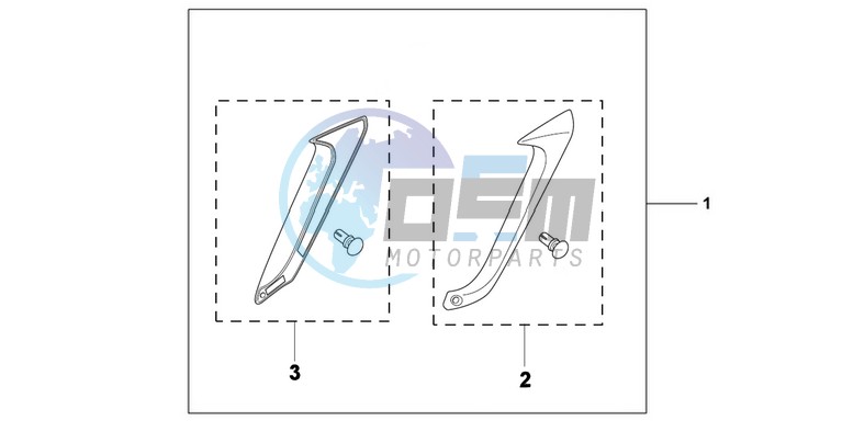 KIT  LEG DEFLECTOR