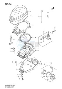 VL800 INTRUDER EU drawing SPEEDOMETER