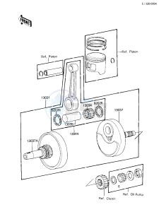 KZ 250 D [CSR] (D2) [CSR] drawing CRANKSHAFT -- 81 D2- -