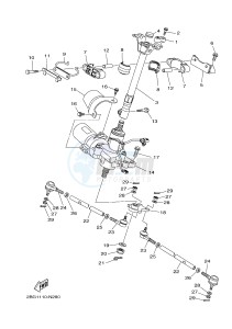 YFM700FWAD YFM70GPAJ GRIZZLY 700 EPS (B1AD) drawing STEERING