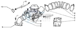 ET4 150 Leader drawing Carburettor inlet