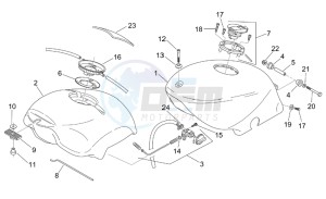 RS 125 Tuono drawing Fuel Tank