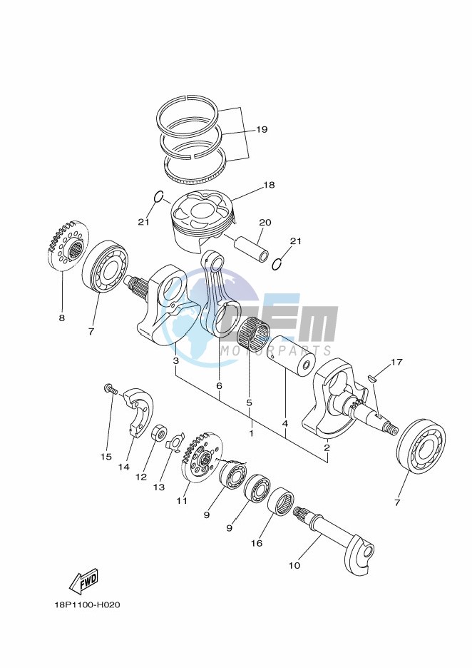 CRANKSHAFT & PISTON