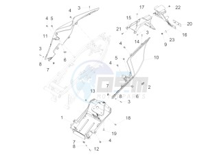 RS 125 RS 4T E4 ABS (EMEA) drawing Rear body