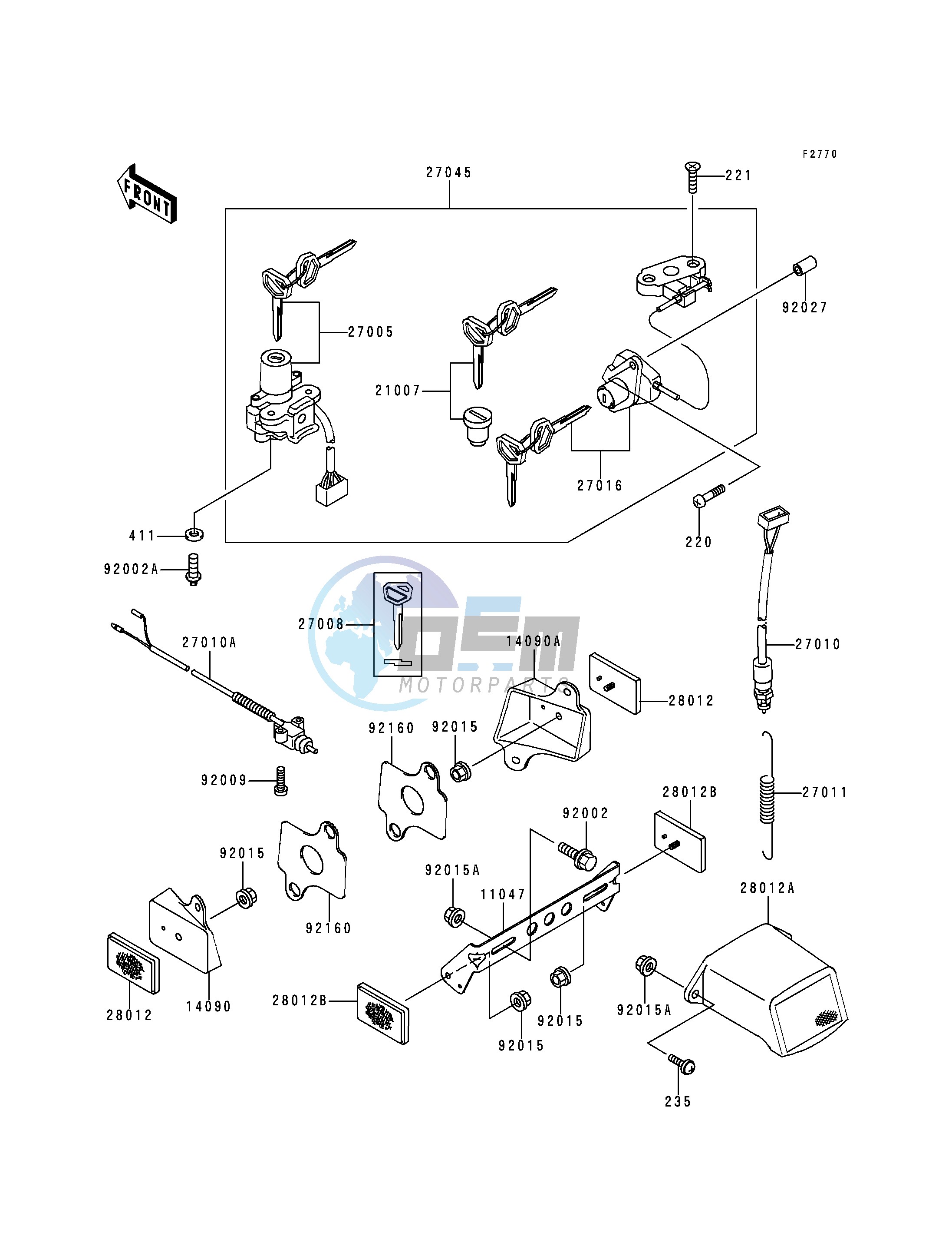 IGNITION SWITCH_LOCKS_REFLECTORS