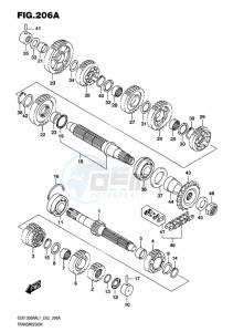 GSX-1300R ABS HAYABUSA EU drawing TRANSMISSION