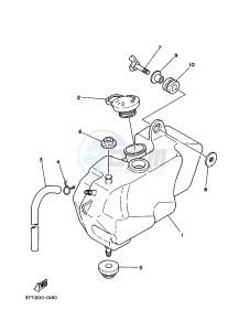 DT125 (3TTW) drawing OIL TANK