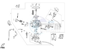 MULHACEN - 125 CC VTHMS1A2A 4T EU3 drawing CARBURATOR