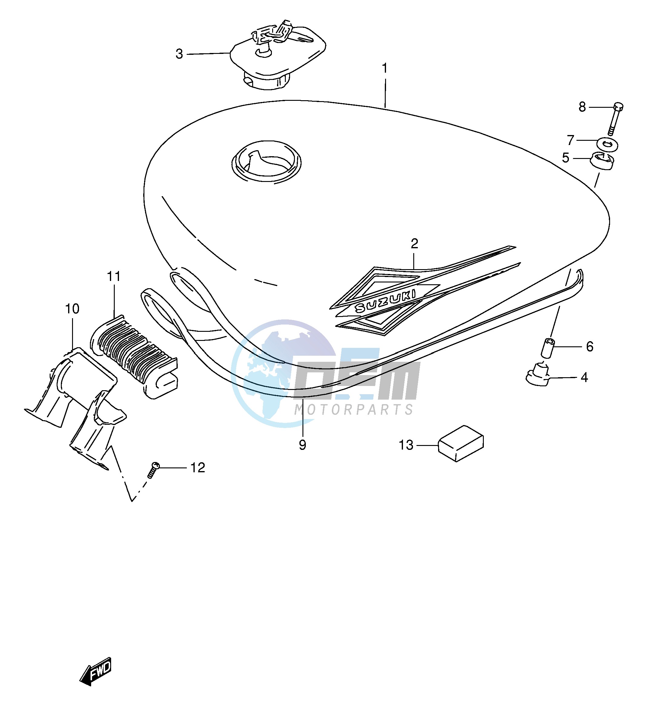 FUEL TANK (MODEL V)