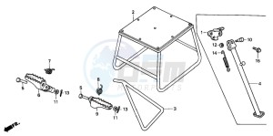 CR80R drawing STAND/STEP