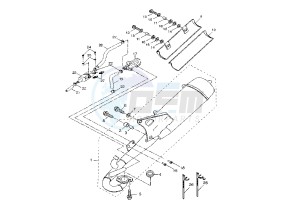 YQ AEROX 50 drawing EXHAUST