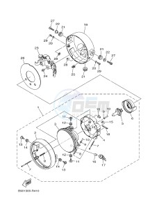 MTM850 MTM-850 XSR900 (B906) drawing HEADLIGHT