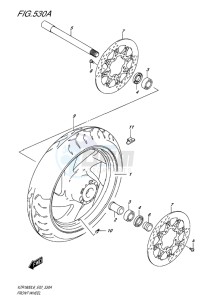 VZR1800BZ BOULEVARD EU drawing FRONT WHEEL