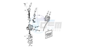 GPR REPLICA - GPR R - 50 CC VTHGR1D1A EU2 drawing CARBURETOR