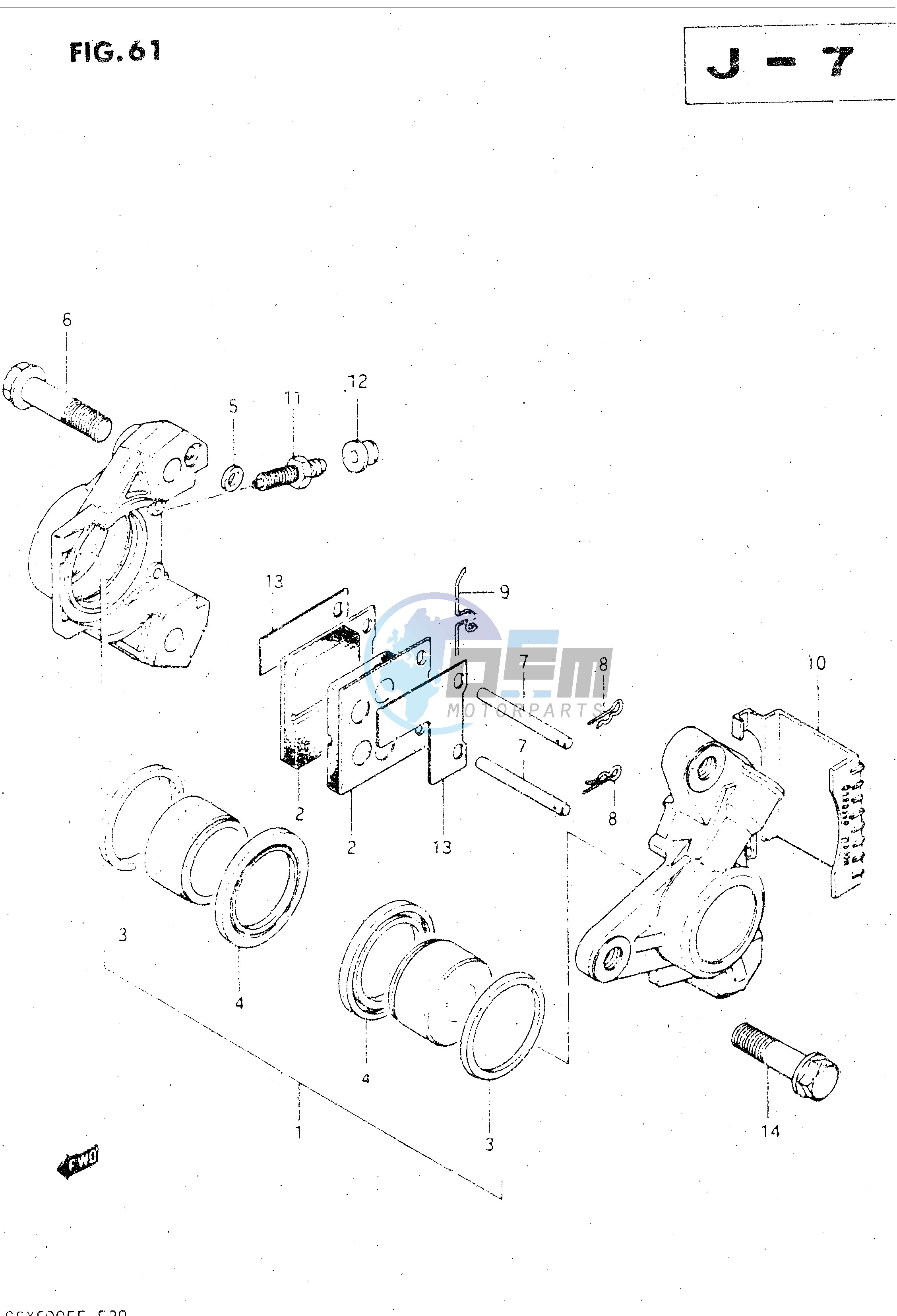 FRONT CALIPERS (MODEL F)