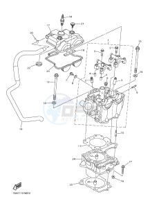 YZ250F (1SM9 1SMA 1SMB 1SMC) drawing CYLINDER