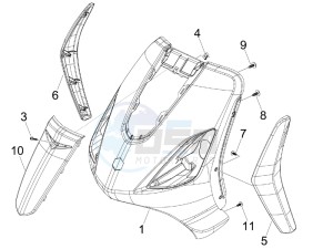 Fly 50 4t (USA) drawing Front shield