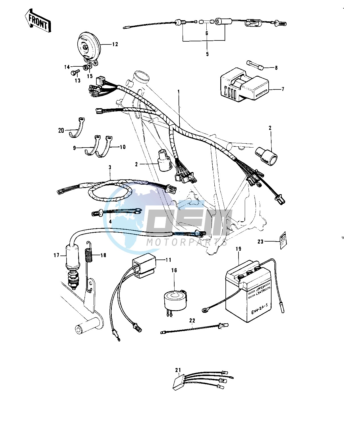 CHASSIS ELECTRICAL EQUIPMENT -- 74-75- -