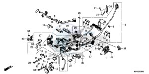 CBR500R England - (3ED) drawing WIRE HARNESS