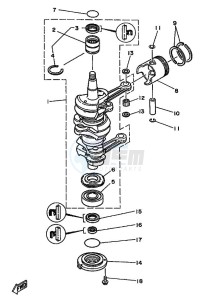 25B drawing CRANKSHAFT--PISTON