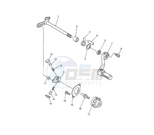 WR F 450 drawing SHIFT SHAFT