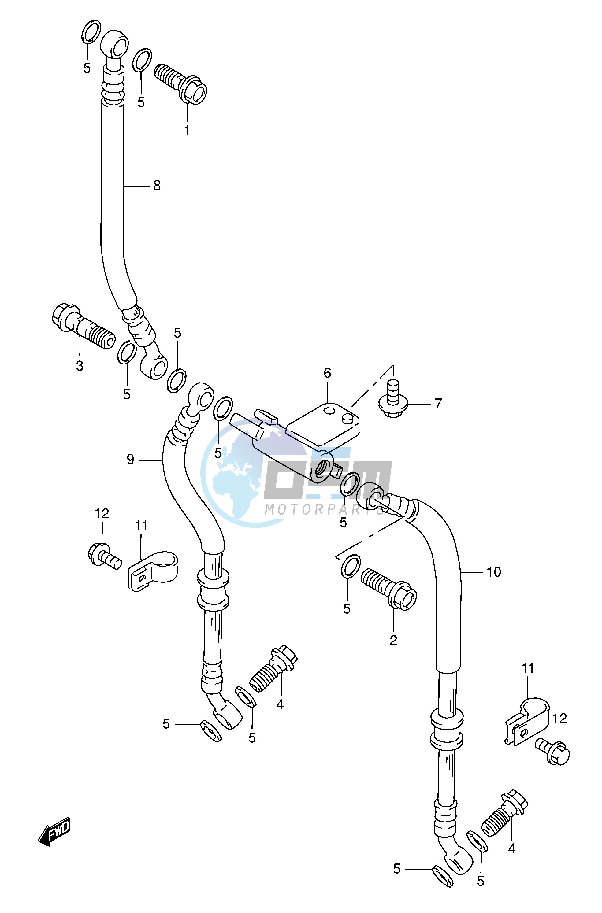 FRONT BRAKE HOSE