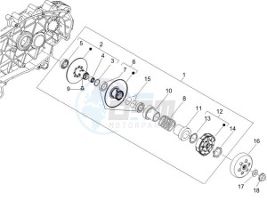 Fly 150 4t drawing Driven pulley