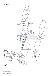 VLR1800 (E2) drawing STEERING STEM