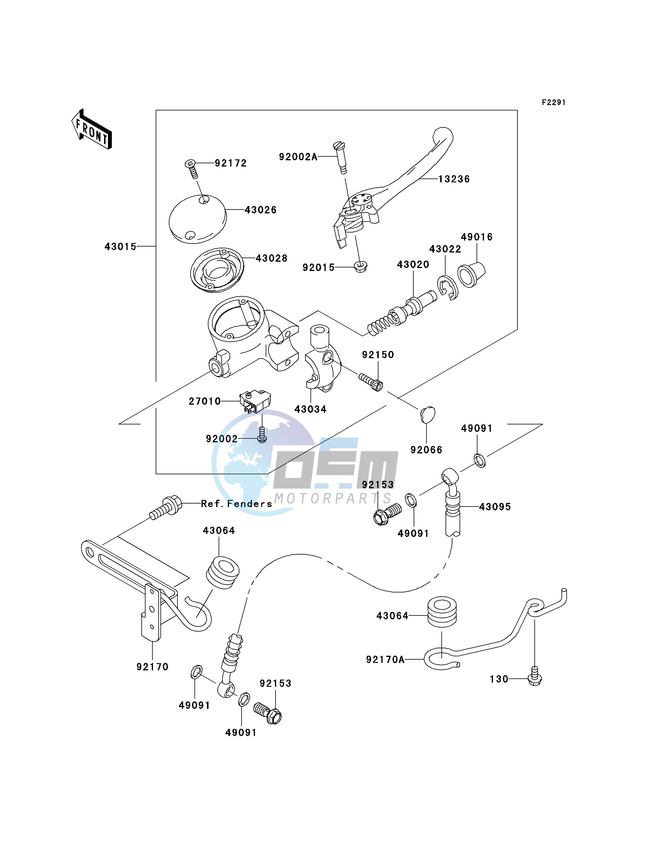 FRONT MASTER CYLINDER