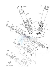 XV1900A MIDNIGHT STAR (1CR3) drawing CAMSHAFT & CHAIN