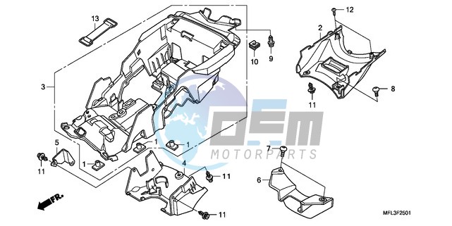 REAR FENDER (CBR1000RA)