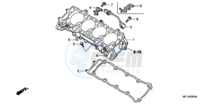 CBR1000RR9 UK - (E / MKH TRI) drawing CYLINDER