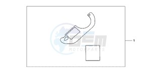 XL700VAB TRANSALP E drawing METER PANEL